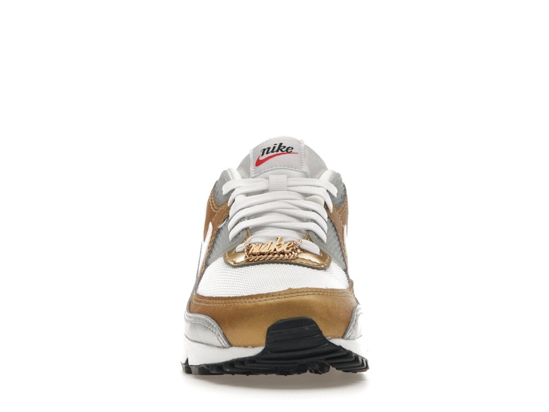 Nike Air Max 90 SE White Metallic Gold (Women's)