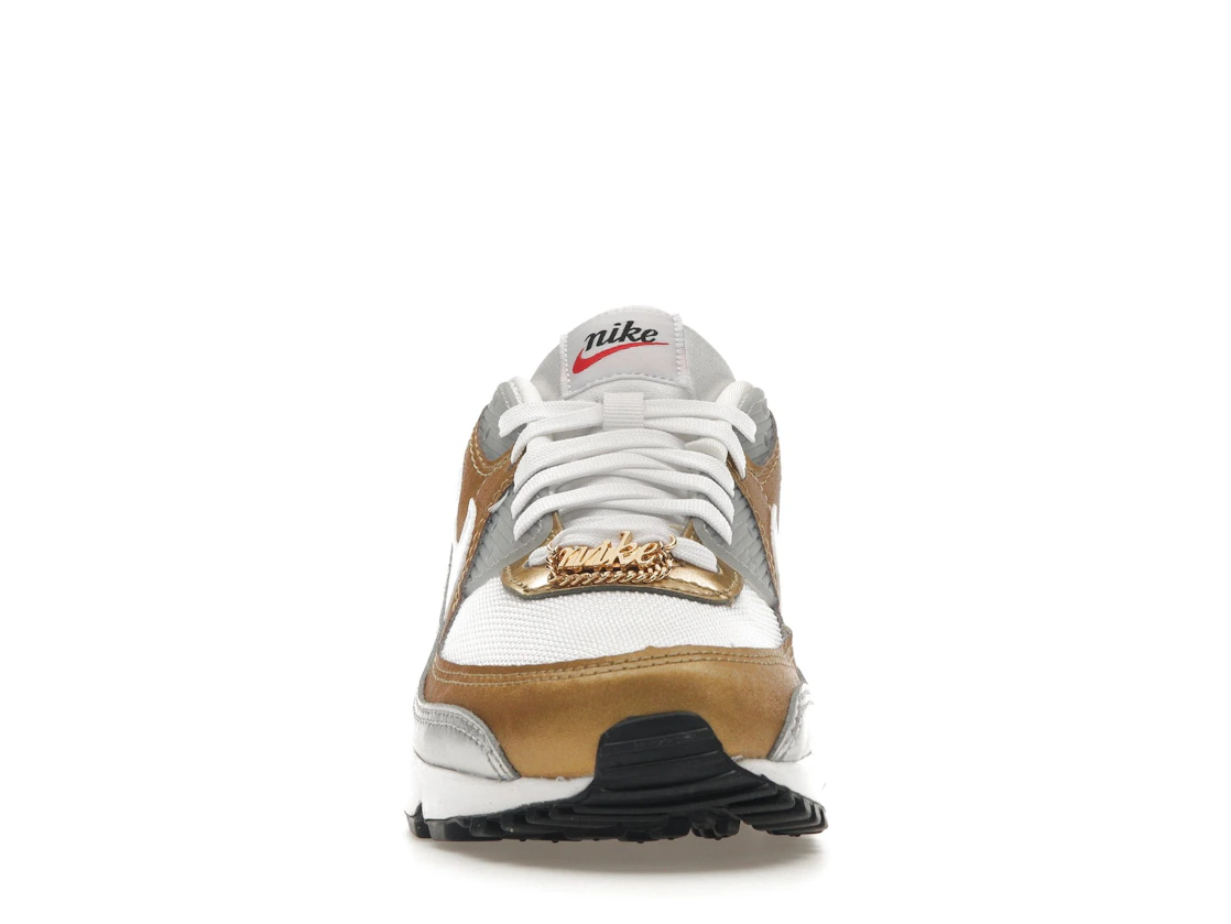 Nike Air Max 90 SE White Metallic Gold (Women's)