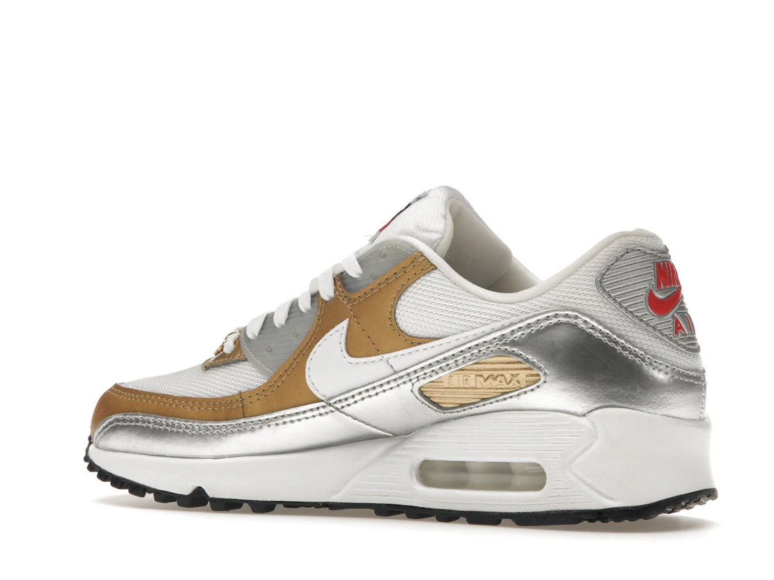 Nike Air Max 90 SE White Metallic Gold (Women's)