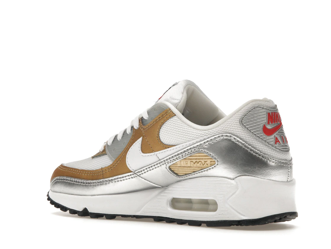 Nike Air Max 90 SE White Metallic Gold (Women's)