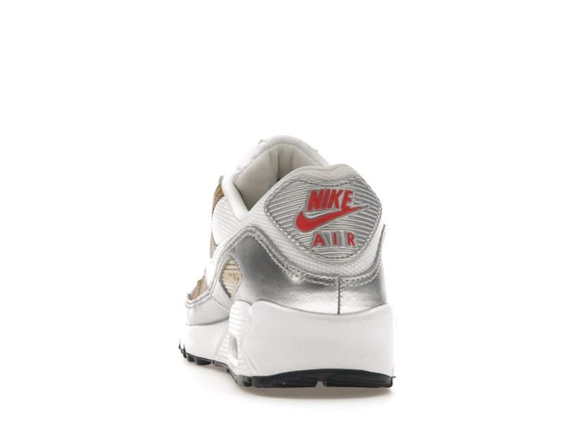 Nike Air Max 90 SE White Metallic Gold (Women's)