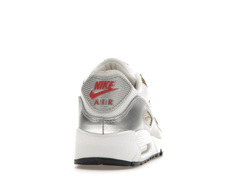 Nike Air Max 90 SE White Metallic Gold (Women's)