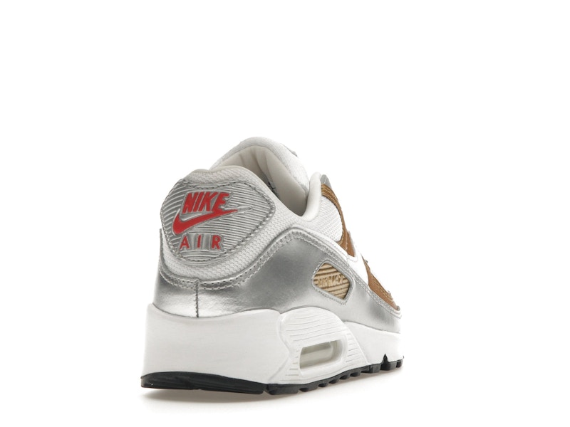 Nike Air Max 90 SE White Metallic Gold (Women's)