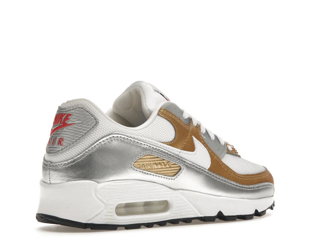 Nike Air Max 90 SE White Metallic Gold (Women's)