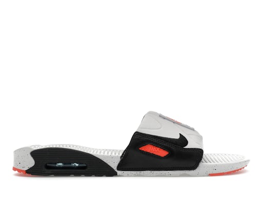 Nike Air Max 90 Slide Blanco Turf Anaranjado Moteado 0