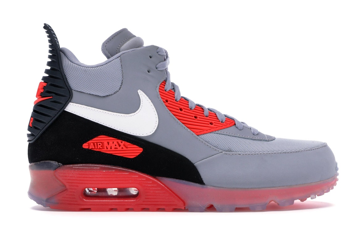 Nike Air Max 90 Sneakerboot Ice Wolf Grey Infrared