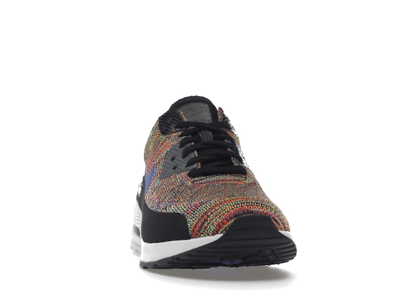Nike Air Max 90 Ultra 2.0 Flyknit Black Medium Blue Cool Grey (Women's)