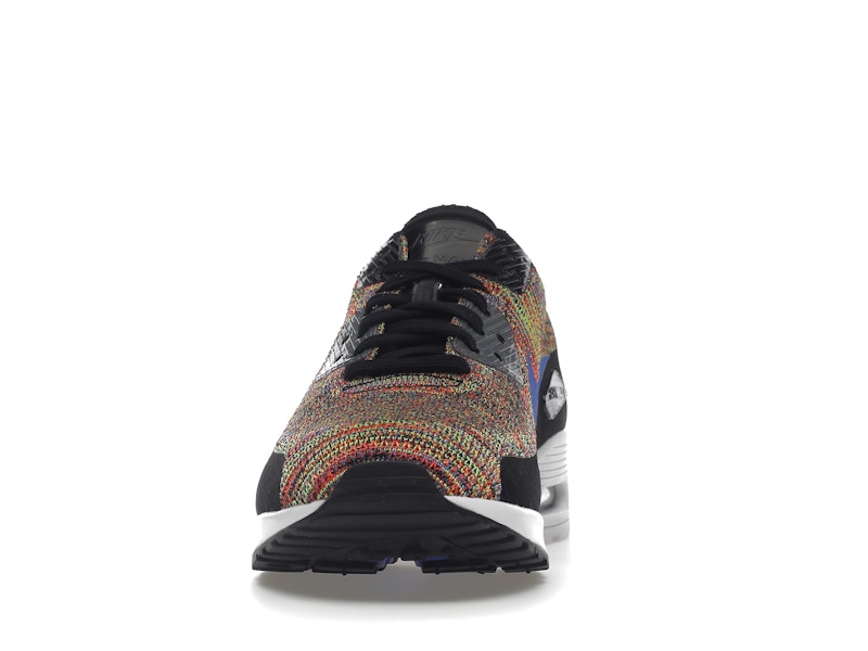 Nike Air Max 90 Ultra 2.0 Flyknit Black Medium Blue Cool Grey (Women's)
