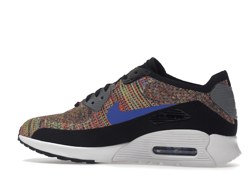 Nike Air Max 90 Ultra 2.0 Flyknit Black Medium Blue Cool Grey (Women's)