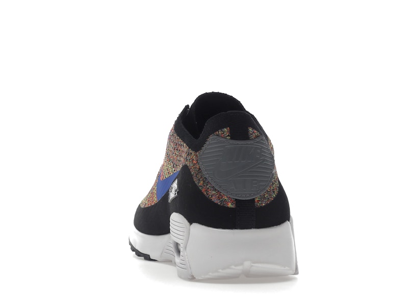 Nike Air Max 90 Ultra 2.0 Flyknit Black Medium Blue Cool Grey (Women's)