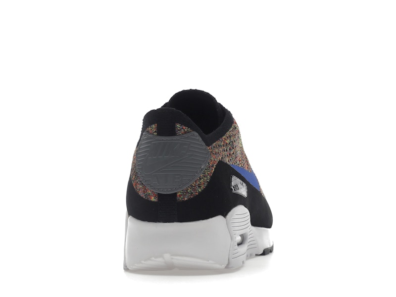 Nike Air Max 90 Ultra 2.0 Flyknit Black Medium Blue Cool Grey (Women's)