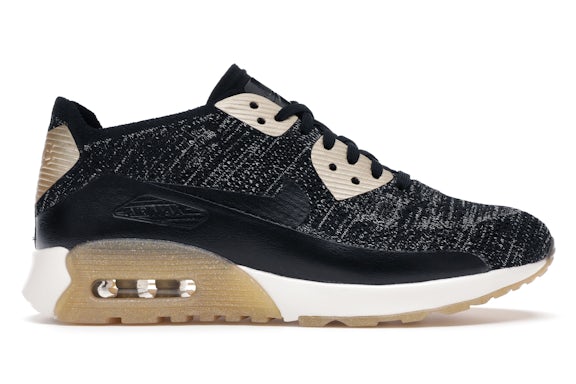 Nike Air Max 90 Ultra Flyknit Metallic Gold (Women's) 0