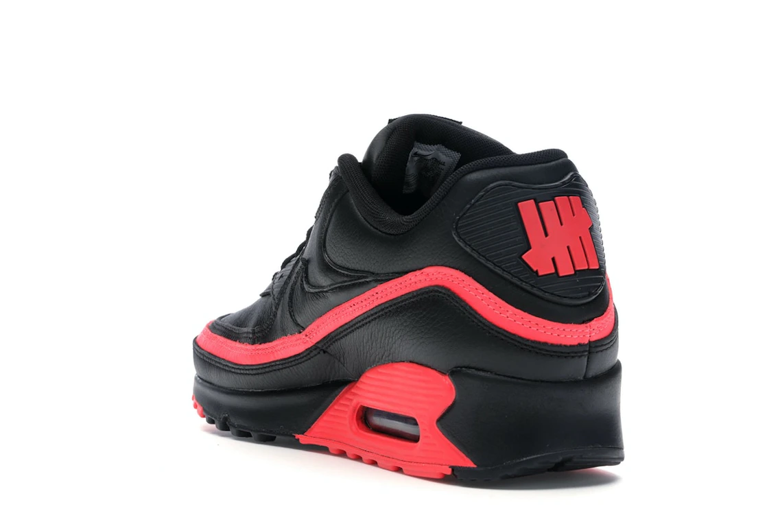 Nike Air Max 90 Undefeated Black Solar Red