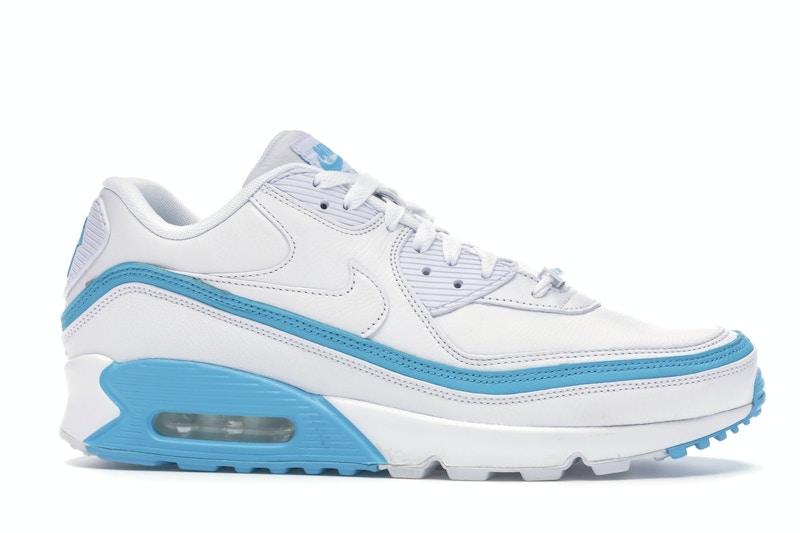 Nike Air Max 90 Undefeated White Blue Fury