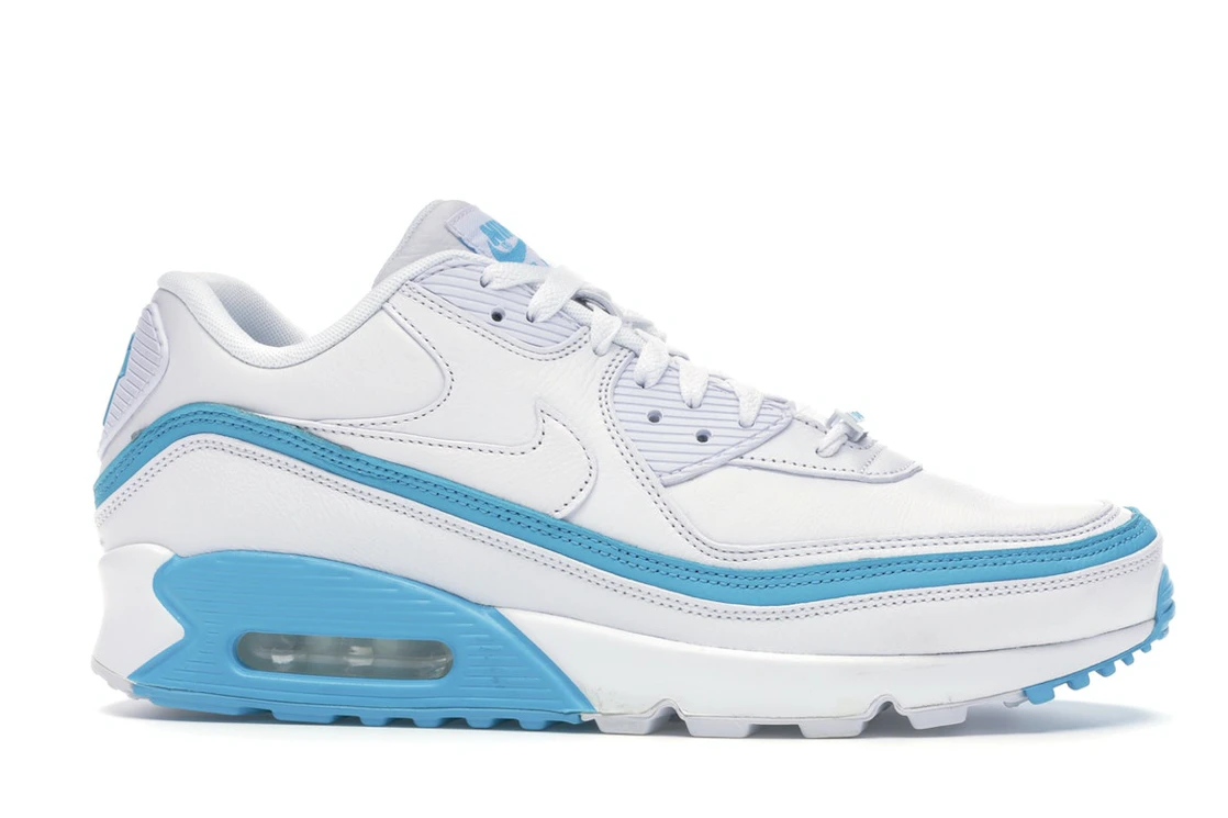 Nike Air Max 90 Undefeated White Blue Fury