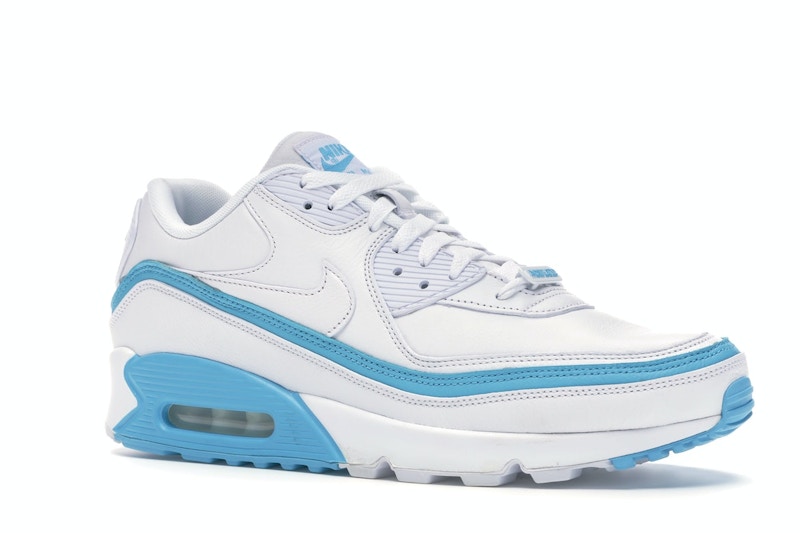 Nike Air Max 90 Undefeated White Blue Fury