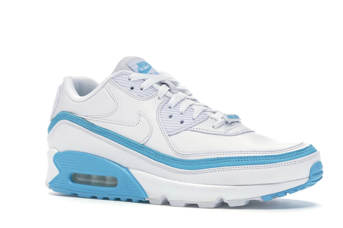 Nike Air Max 90 Undefeated White Blue Fury