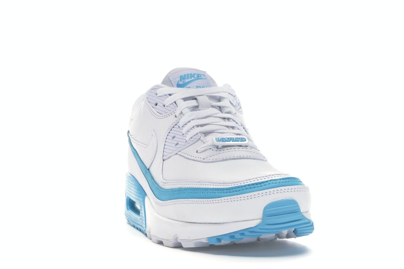 Nike Air Max 90 Undefeated White Blue Fury