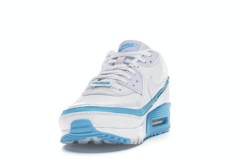Nike Air Max 90 Undefeated White Blue Fury