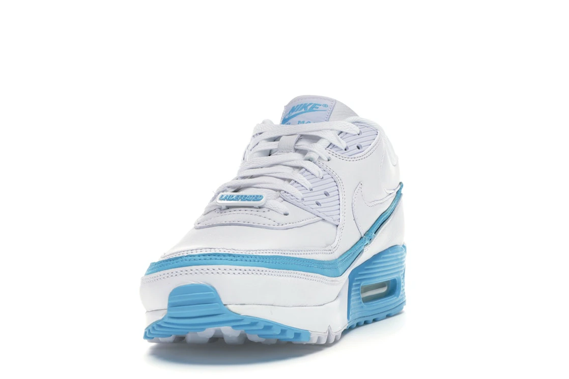Nike Air Max 90 Undefeated White Blue Fury