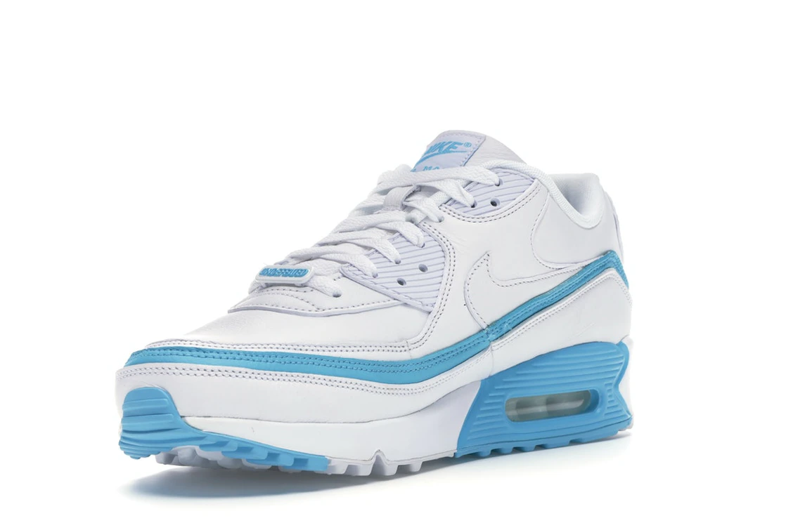 Nike Air Max 90 Undefeated White Blue Fury