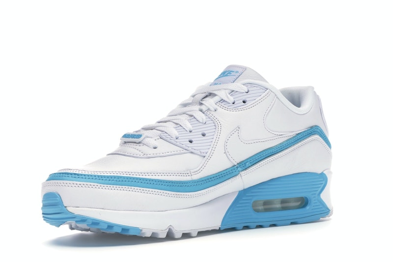 Nike Air Max 90 Undefeated White Blue Fury