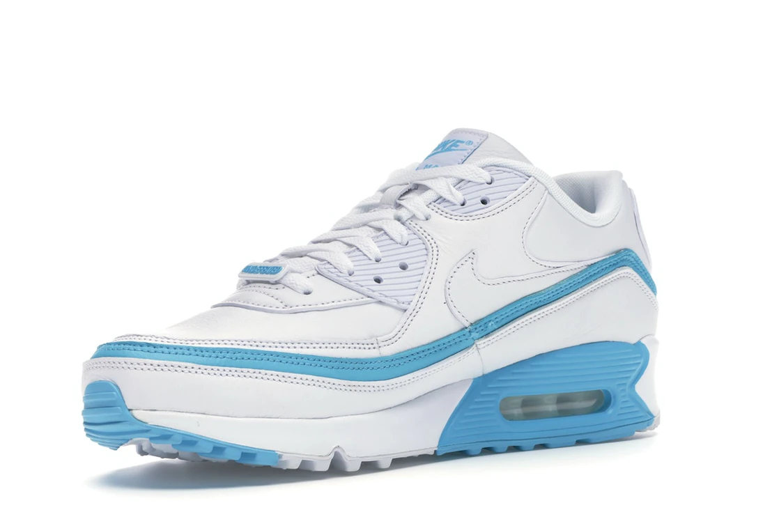 Nike Air Max 90 Undefeated White Blue Fury