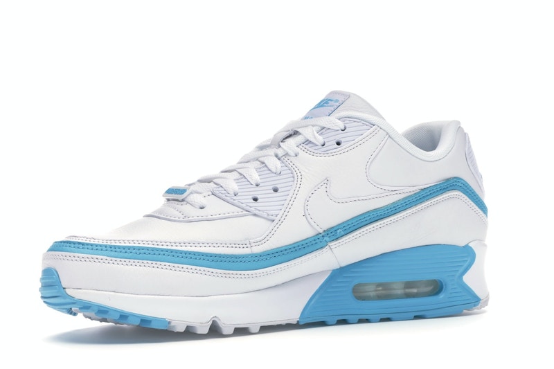 Nike Air Max 90 Undefeated White Blue Fury