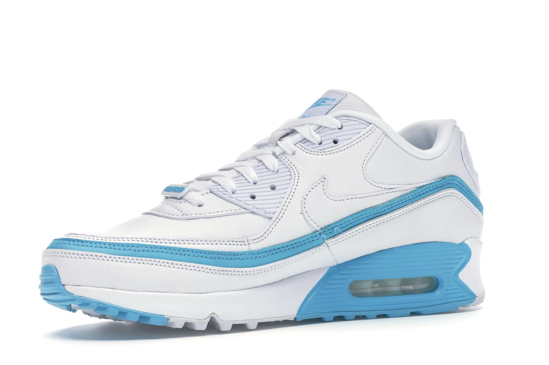 Nike Air Max 90 Undefeated White Blue Fury