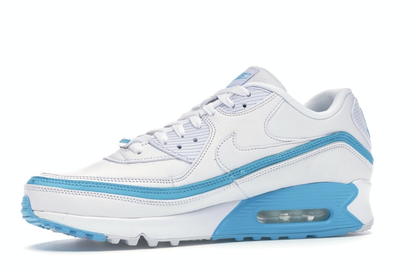 Nike Air Max 90 Undefeated White Blue Fury