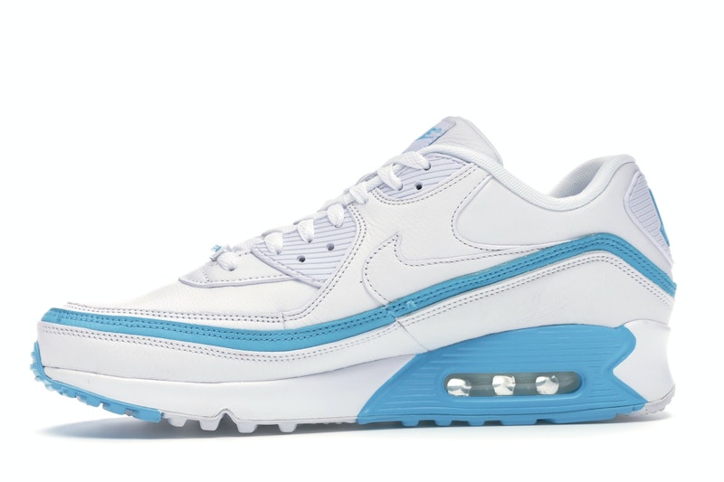 Nike Air Max 90 Undefeated White Blue Fury