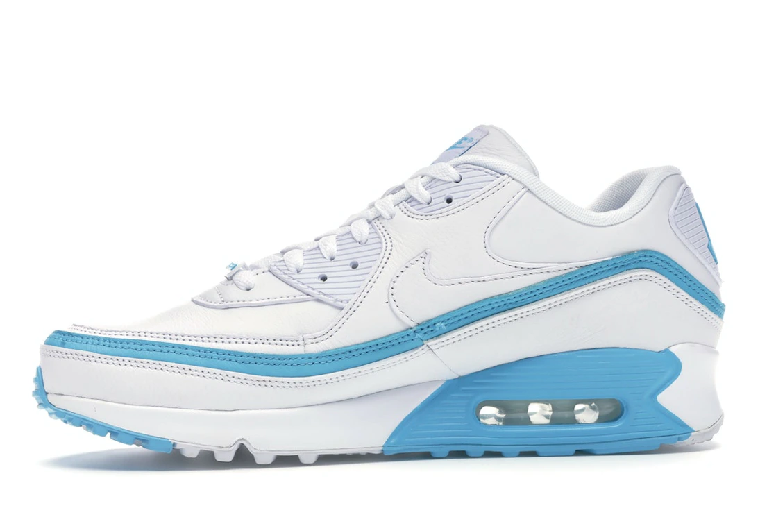 Nike Air Max 90 Undefeated White Blue Fury