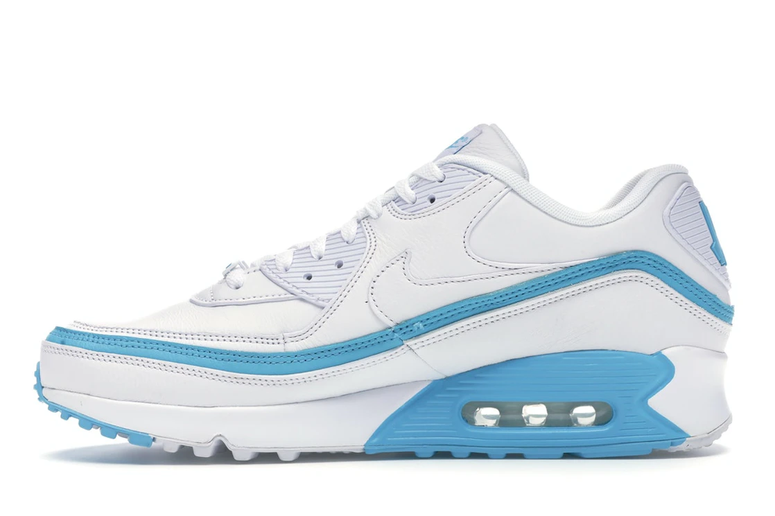 Nike Air Max 90 Undefeated White Blue Fury
