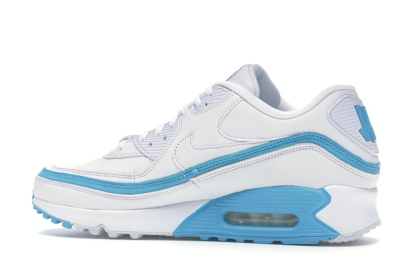 Nike Air Max 90 Undefeated White Blue Fury