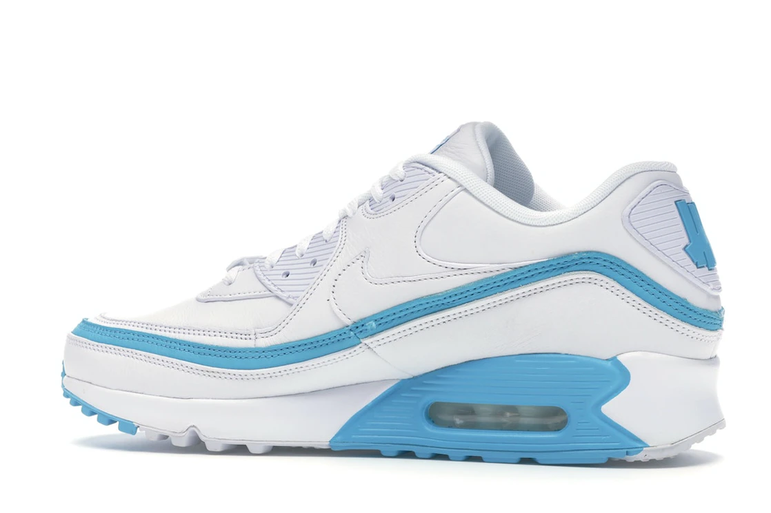 Nike Air Max 90 Undefeated White Blue Fury