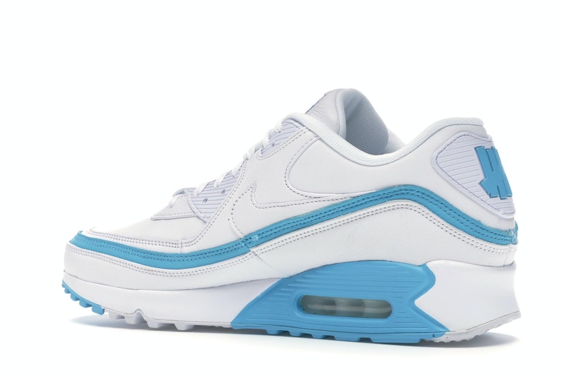 Nike Air Max 90 Undefeated White Blue Fury