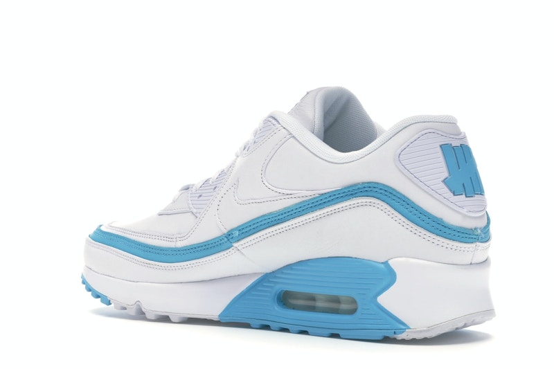 Nike Air Max 90 Undefeated White Blue Fury