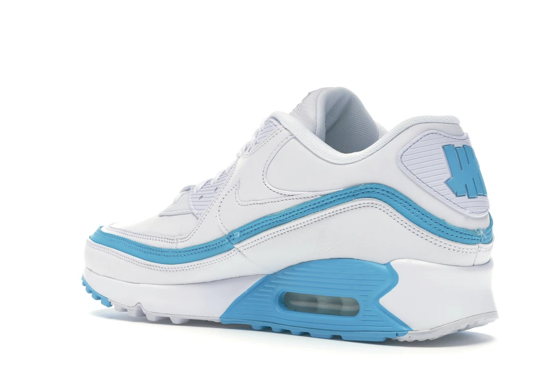 Nike Air Max 90 Undefeated White Blue Fury