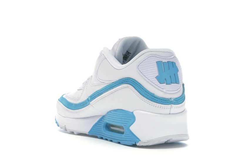 Nike Air Max 90 Undefeated White Blue Fury