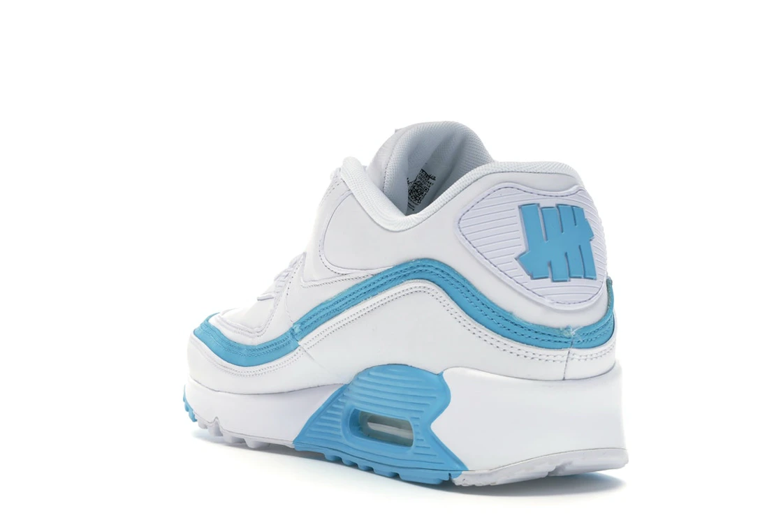 Nike Air Max 90 Undefeated White Blue Fury