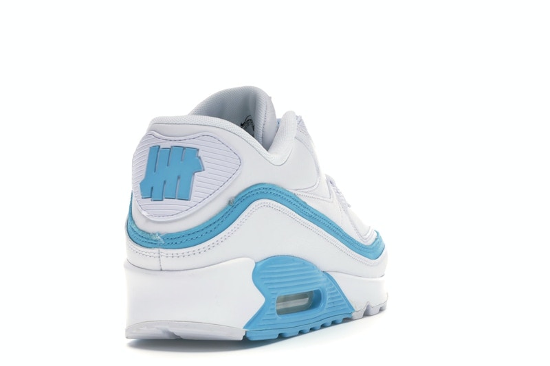 Nike Air Max 90 Undefeated White Blue Fury