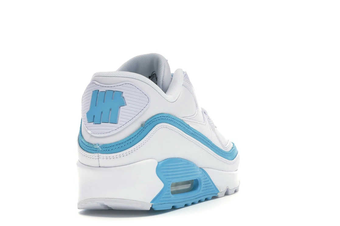 Nike Air Max 90 Undefeated White Blue Fury