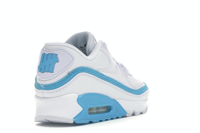 Nike Air Max 90 Undefeated White Blue Fury