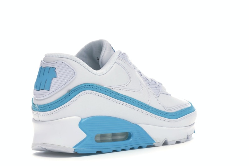 Nike Air Max 90 Undefeated White Blue Fury