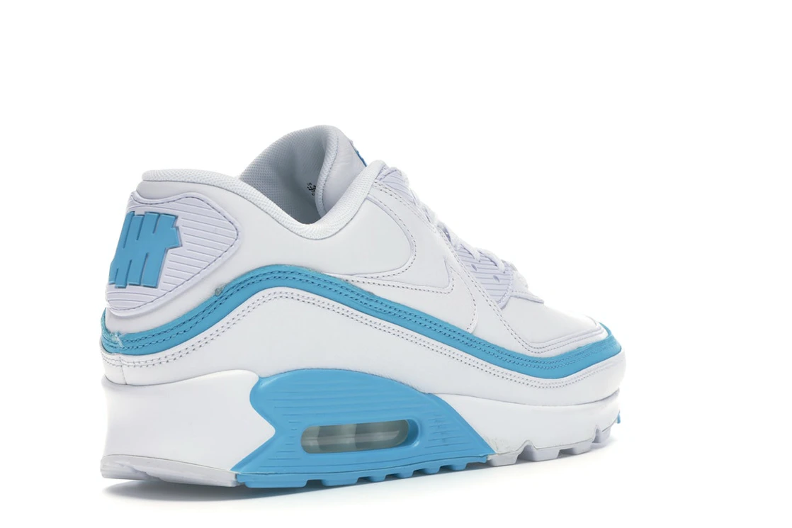 Nike Air Max 90 Undefeated White Blue Fury
