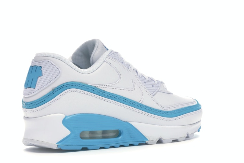 Nike Air Max 90 Undefeated White Blue Fury