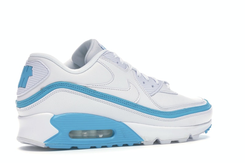 Nike Air Max 90 Undefeated White Blue Fury