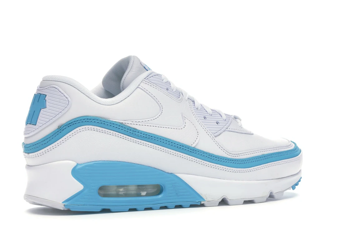 Nike Air Max 90 Undefeated White Blue Fury