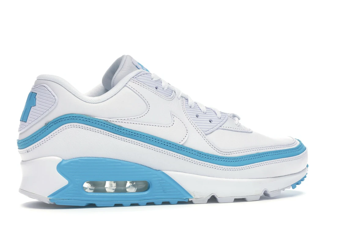 Nike Air Max 90 Undefeated White Blue Fury