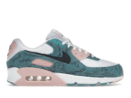Nike Air Max 90 Piel de Serpiente Cian Lavada Hombre DR8575-300 ES